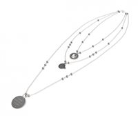 Collana 10 Buoni Propositi Donna in Acciaio N-9807 - N-9807